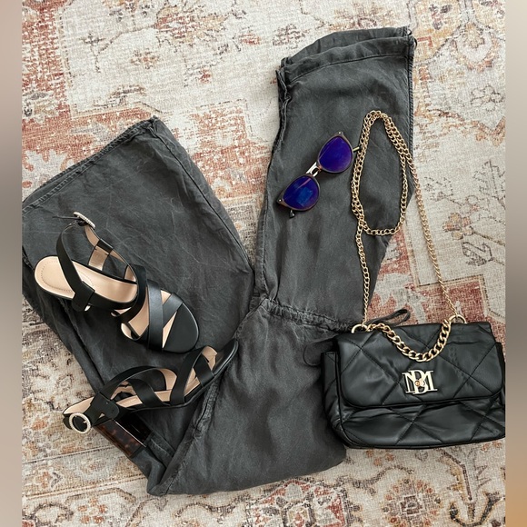 Cloth & Stone sleeveless wide leg jumpsuit romper - Picture 8 of 8